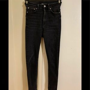 Black premium skinny jeans by Zara